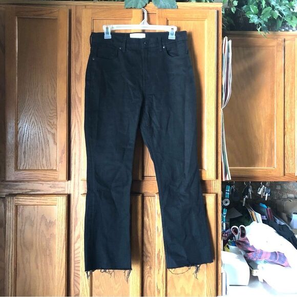 Everlane Classic High Rise Straight Ankle Jeans Frayed Hem - 29 - Picture 2 of 12